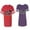 Men Red / Women Purple, variant on New Mr Mrs Matching Couple Cotton Jerseys (Men Red / Women Black) (Men S / Women S)