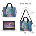 thumbnail image 3 of FORMRS 16" Laptop Bag Carrying Sleeve Case with Handle Travel Shoulder Briefcase, Purple Window, 3 of 8
