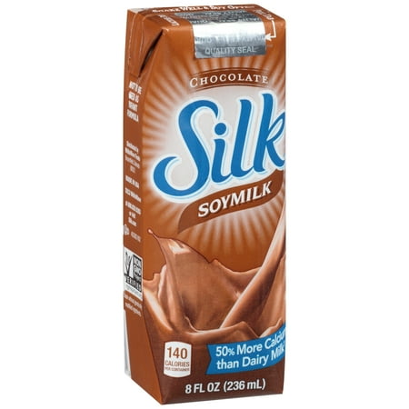 Wonder Soy Milk - (12 Count) Silk® Chocolate Soymilk 8 fl. oz. Aseptic Pack