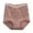 Pink, variant on BYHONG High Waist Cotton Panties for Women Lace Plus Size Lift Seamless Briefs Underwear for Women Red XXXL
