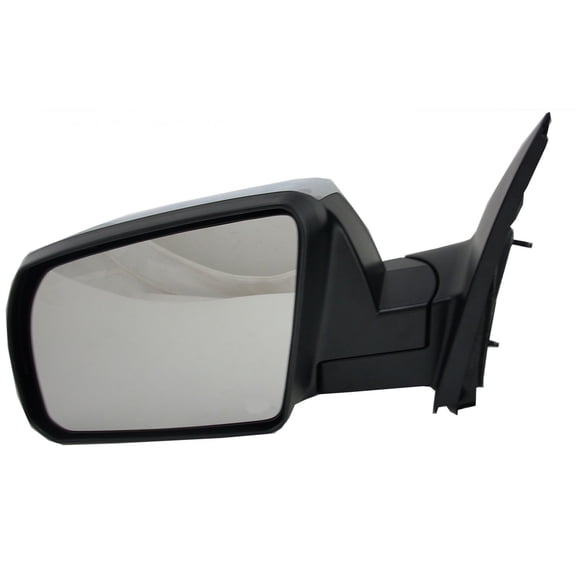 TRQ Side View Mirror Manual w/ Chrome Cap Driver LH for Toyota Tundra Sequoia MRA04161