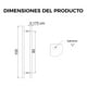 thumbnail image 5 of Jaladera 100 Cm Puerta Principal Acero Inoxidable, 5 of 5