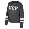thumbnail image 2 of Women's Colosseum Black UCF Knights Lost City Speckle Pullover Sweatshirt, 2 of 3