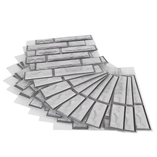 Adhesivo para baño, pegatinas de pared impermeables 3D, suministros para mejoras del hogar, adhesivo para azulejos de cerámica, diseño fácil de usar Jadeshay A