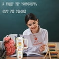 thumbnail image 2 of Teacher 40 oz Tumbler Appreciation Gifts for Women with Handle Insulated Stainless Steel Thank You Teacher Travel Coffee Mug with Lid and Straw Gifts, 2 of 6