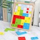 thumbnail image 3 of Bloques de rompecabezas de madera de Tetris para el pensamiento lógico de los niños pequeños, 3 of 5