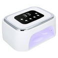 thumbnail image 1 of Nail Dryer Lamp, Time Touch Button Control UV LED Nail Lamp Intelligent With Automatic Infrared Sensor 12000mAH Lithium Battery For Manicure Store For DIY Nails EU Plug,UK Plug,US, 1 of 8