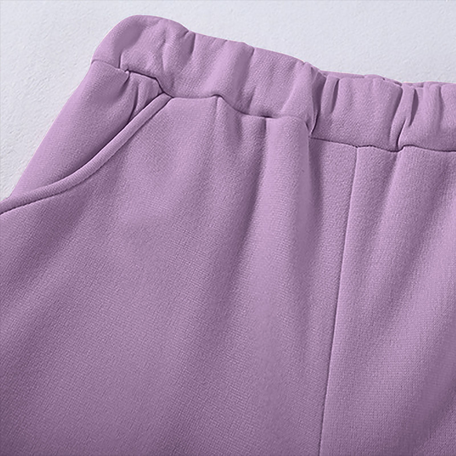 ibuvkizy Two Piece Sets for Women Fall Winter Solid Color Long Sleeve Hooded Sweatshirt and Pant Tracksuit Sport Suit Purple,M