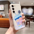 thumbnail image 3 of Compatible with Samsung Galaxy S23 Astronaut Case Women Girls Cute Candy Case Camera Lens Full Protection Soft Silicone Protective Case for Samsung Galaxy S23 6.1 inch (White), 3 of 9