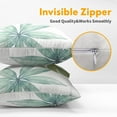 thumbnail image 3 of Tropical Leaves Pillow Covers 20x20 Inch Set of 2 Watercolor Green Palm Leaf Summer Outdoor Throw Pillow Covers Monstera Botanical Plant Pillow Cases Cotton Linen Cushion Covers for Couch Home Decor, 3 of 6