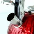thumbnail image 6 of MegaChef 3 Liter Stovetop Whistling Kettle in Red, 6 of 6
