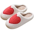 thumbnail image 1 of Pantuflas mullidas antideslizantes cómodas para el invierno Likrtyny 42-43 Big Heart, 1 of 9