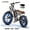 F6 25AH Gray, variant on LuckRoll F6 Mountain e-bike for adult,2000W peak power,top speed 35+ mph,48V/25Ah battery ,80 miles, 20" Fat Tire Electric Dirt Bike,NFC and password unlocking,UL2849