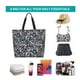 thumbnail image 5 of Disketp Purple-Gold Triangles Bolsa Tote Estampada para Mujer, Bolso de Hombro y de Mano para Compras y Viajes, 5 of 7