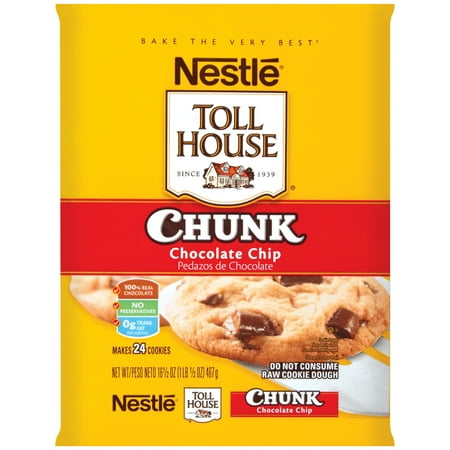 Nestle Toll House Cookie Dough, 24 ea