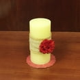 thumbnail image 3 of Wrapables® Shabby Chic Burlap Rose Flower 3 Inch Diameter (Set of 12), Natural, 3 of 4