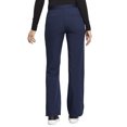 thumbnail image 2 of Cherokee Statement Women Scrubs Pant, Natural Rise Flare Leg, CK060T, XL Tall, Navy, 2 of 7