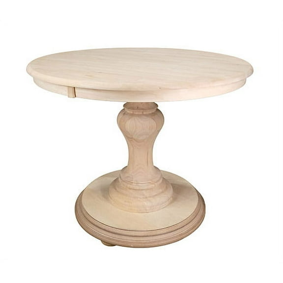 BingLTD - 36"D x 30"H  Bradford Dining Table - Unfinished (TT3601 / WH-Bradford29-UNF)