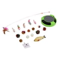 thumbnail image 4 of Juguetes con hierba gatera para peces, 19 piezas, ratón para gatos, juguete para atrapar gatos, ratón para rascar, juguete para atrapar gatos, diseño exquisito Jadeshay A, 4 of 8