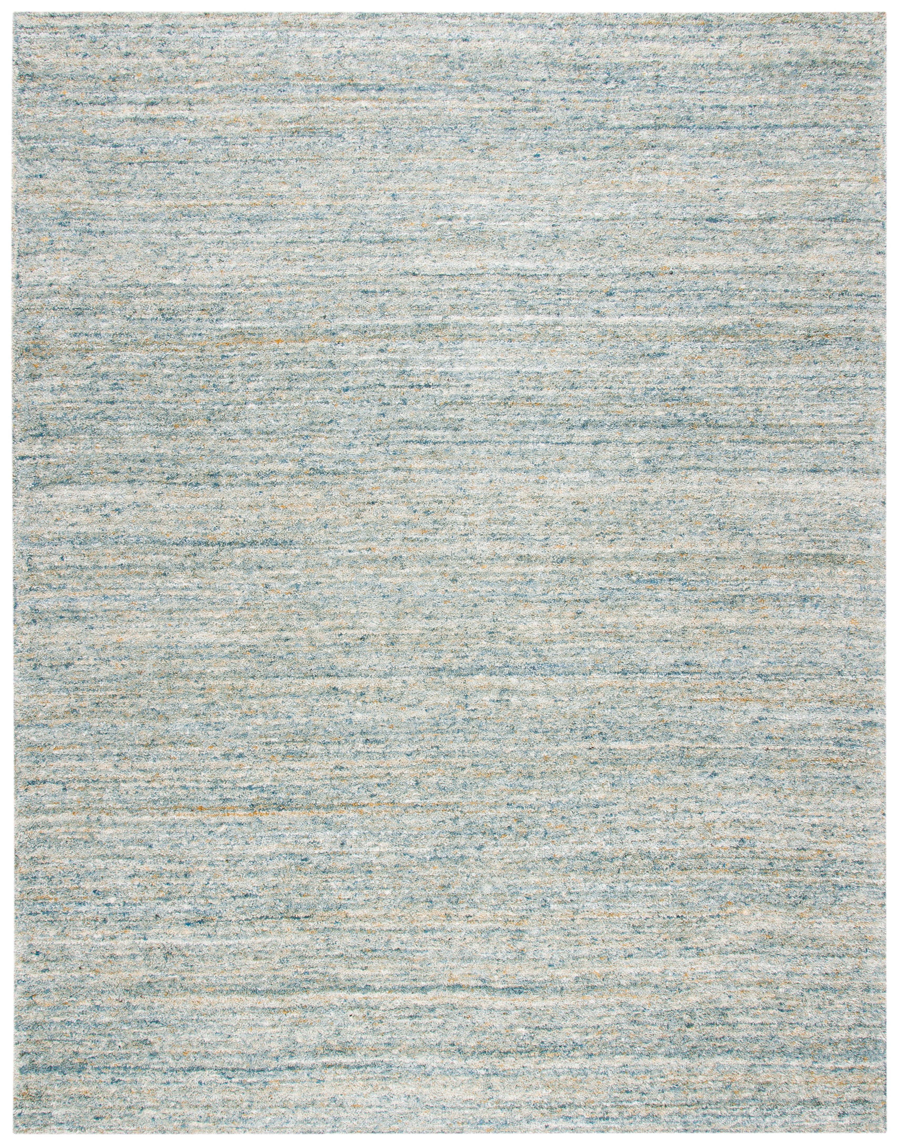 Safavieh Himalaya Flanagan Solid Area Rug, Blue/Olive, 10' x 14'