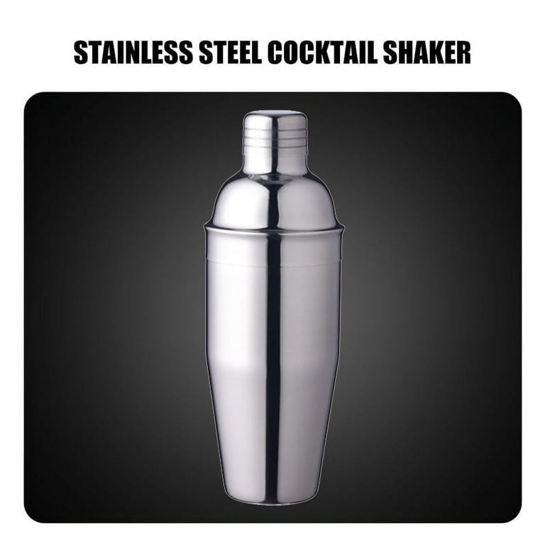 Cocktail Shaker Bottle, 12 oz Martini Shaker Drink Shaker with Built-In  Strainer for Bartending Home Bar, Stainless Steel Cocktail Shaker Bottles