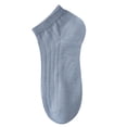 thumbnail image 2 of No Show Socks for Men Non Slip Low Cut Ankle Sock for Walking Running Gym Workouts,Blue, 2 of 3