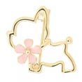 thumbnail image 7 of GKNET Gold Color Hollow Dog Brooch High-end Suit Brooch Pins Korean Style Cors_yi, 7 of 7