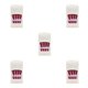 thumbnail image 1 of Juego de prensa de punta francesa en las uñas Vogacara H33-rojo intenso pegamento gelatina 5Conjunto, 1 of 6