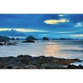 thumbnail image 3 of Burdick, Chuck 14x11 Black Modern Framed Museum Art Print Titled - Island at Sunrise, 3 of 5