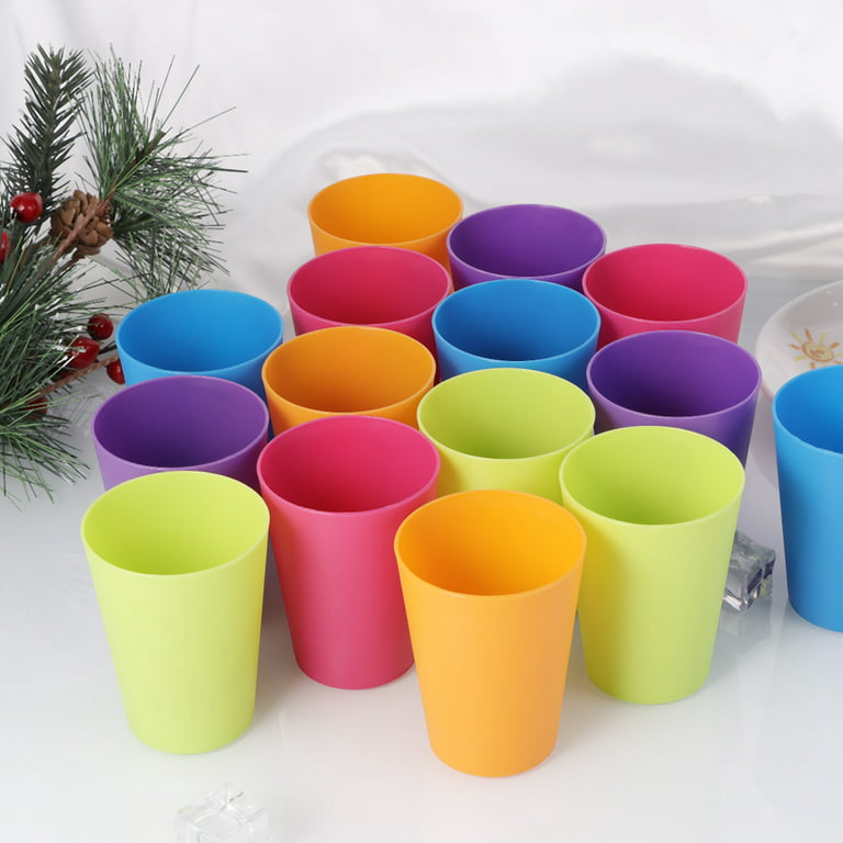 ZENFUN Set of 100 Mini Plastic Paint Cups with Lids 0.85 Oz(25ml) Paint  Container Pots