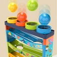 thumbnail image 6 of Danhjin Ball Drop Toy, Kids Pound Learning Station with 4 Colorful Balls and Hammers, Interactive Track Re-bound Play for Toddlers, Christmas Gifts, 6 of 9
