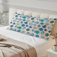 thumbnail image 4 of Pink Fishes Body Pillow Cover 20 x 60 Inch Decorative Pillow Cover Cartoon Coastal Ocean Fish Striped Lumbar Pillowcase Seasonal Rectangle Cushion Case for Couch Sofa Bed Living Room, 4 of 9