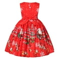 thumbnail image 7 of FhsagQ Dresses Girls' Dresses Size 16 White Kids Child Girls Pageant Gown Christmas Xmas Dance Party Princess Dress Girls Christmas Dresses Size 8 for Wedding Red 3-4 Years, 7 of 7