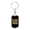 Dog Tag with Swivel Keychain (Gold), variant on Bitcoin Because Bank Sucks Crypto Stainless Steel or 18k Gold Premium Swivel Dog Tag Keychain