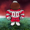 thumbnail image 4 of Bleacher Creatures Ohio State Buckeyes Brutus 24" Mascot Bleacher Buddy, 4 of 4