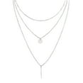 thumbnail image 1 of Boho capa collar de la barra de disco para las mujeres colgante largo con collares colgantes, 1 of 3