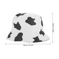 thumbnail image 2 of HEANUJJ Sombrero De Con Estampado De Vaca Para Mujer Con Protección Solar Y Transpirable, 2 of 6