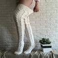 thumbnail image 2 of Vorkoi Women's Cable Knitted Thigh High Boot Socks Extra Long Winter Stockings Over Knee Leg Warmers, 2 of 5