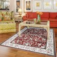 thumbnail image 5 of Balacho Farmhouse Floral Bohemian Faux Wool Area Rug,4' x 6', Red, 5 of 9
