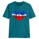 thumbnail image 4 of Blusa informal de manga corta con cuello redondo y estampado suelto de verano para mujer con estilo OAVQHLG3B Store  lin121212, 4 of 4