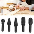 thumbnail image 3 of Juego de brocas para tallar madera, 5 piezas, lima rotatoria, brocas para carpintería, juego de brocas para tallar, diseño de clase mundial, 3 of 8