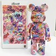 thumbnail image 1 of Figuras de Bearbrick de 28cm, estatuas de oso violento a la moda, colección de Bearbrick, decoraciones de escritorio, decoración de lujo para sala de estar, 400%, 1 of 4