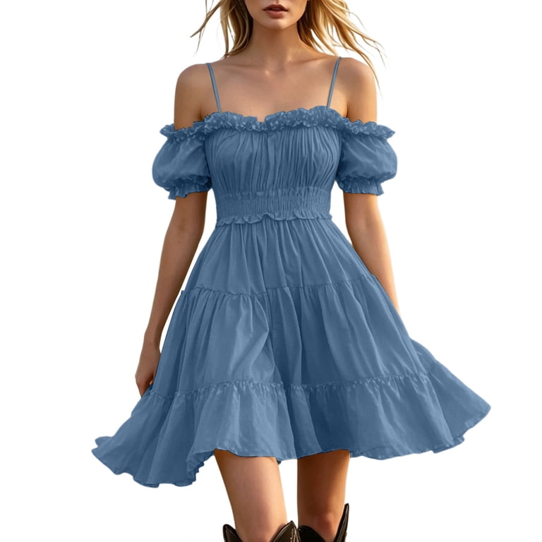 off the shoulder flowy short dress Dreamy Off-Shoulder Mini Dress White