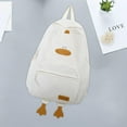 thumbnail image 2 of Mochila de de dibujos animados, mochila duradera, bolso de moda, mochila práctica para mujer, mochila para desplazamientos, mochilero, senderismo , blanco Sunnimix Mochila de mujer, 2 of 8