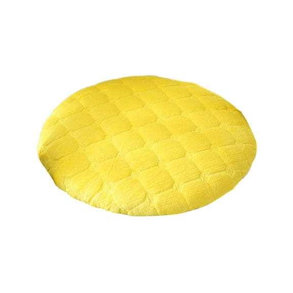 Hzrsly Round Plush Cushion Ergonomic Floor Cushion Comfortable Seat Cushion for Office Dining Chair Gaming Car Use Pain Relief Support
