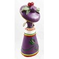 thumbnail image 3 of Day Of The Dead Elegant Purple Lady Skeleton Figurine Mexico Gorgeous Ball Gown, 3 of 3