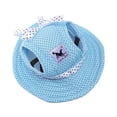 thumbnail image 1 of Breathable Canvas for Small Medium Mesh Cloth Dog Caps Cat Hat Pet Products Sunhat BLUE L, 1 of 8