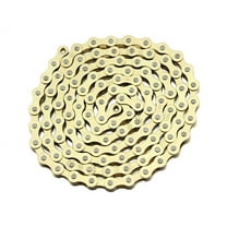 YBN Chain 1/2x1/8x112" Single Speed in Gold. Bike chain, bicycle chain, bike parts, bicycle parts