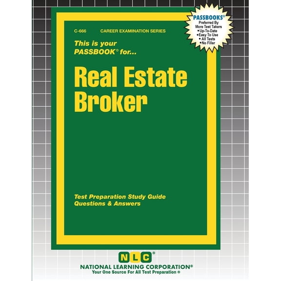 Career Examination Real Estate Broker, Book 666, (Paperback)