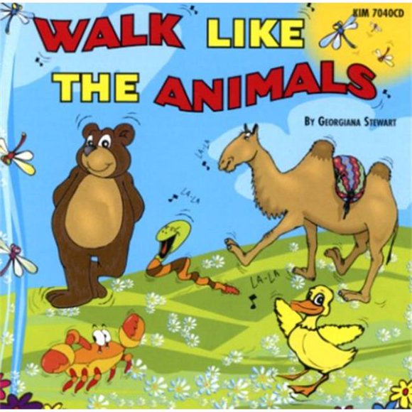 Kimbo Educational KIM7040CD Walk Like The Animals Song CD for PK to 2nd Grade